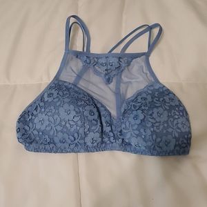 Blue lace Bra size small